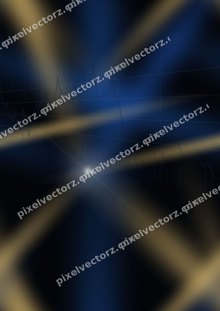 Nahtloser Neon Diagramm Hintergrund in Blau und Bernstein