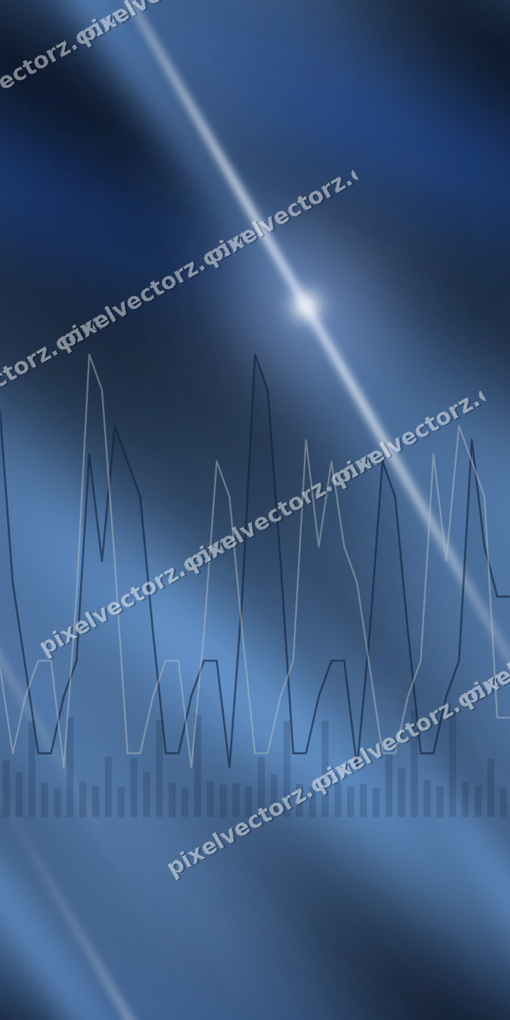 Nahtloser Neon Diagramm Hintergrund in Blau