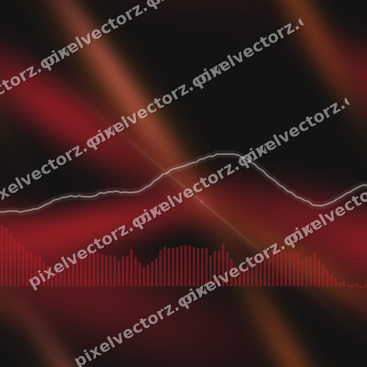 Nahtloser Neon Diagramm Hintergrund in Rot und Bernstein