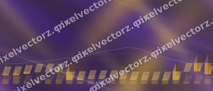 Nahtloser Neon Diagramm Hintergrund in Bernstein und Violett