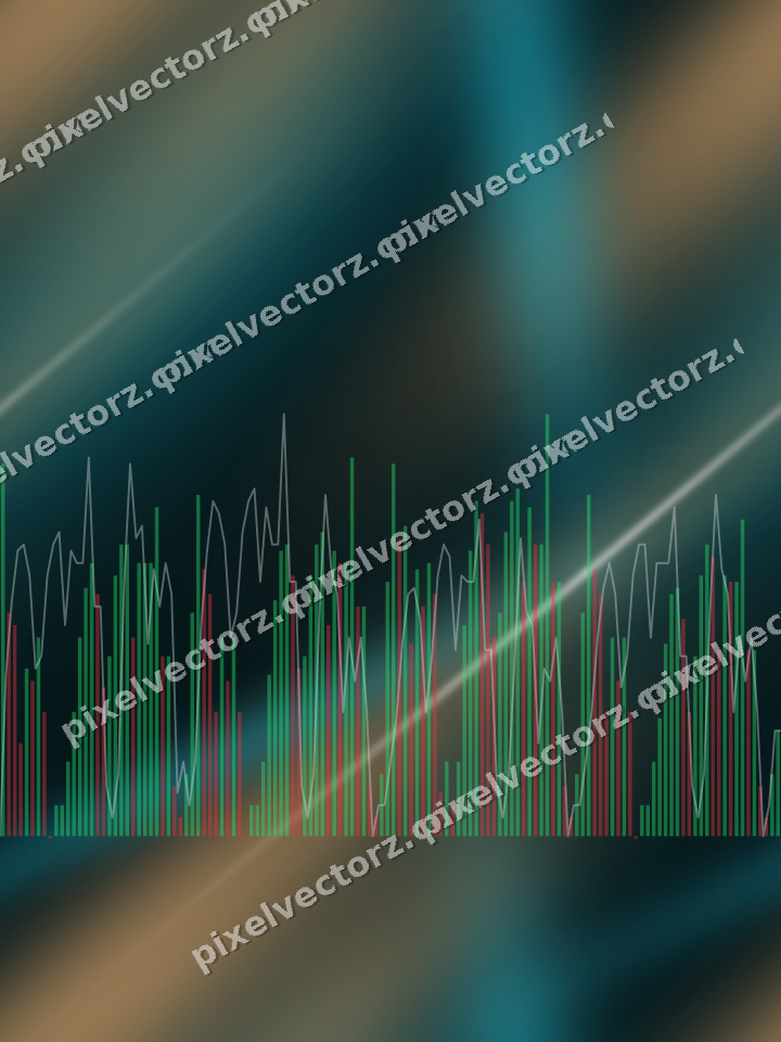 Nahtloser Neon Diagramm Hintergrund in Petrol und Orange