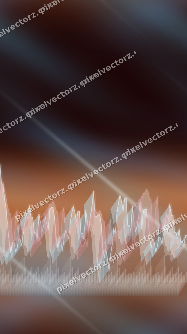 Nahtloser Neon Diagramm Hintergrund in Blau und Rot