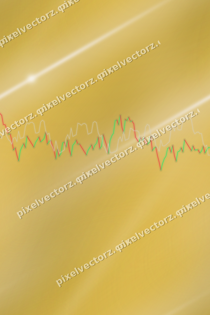 Nahtloser Neon Diagramm Hintergrund in Bernstein und Blassorange