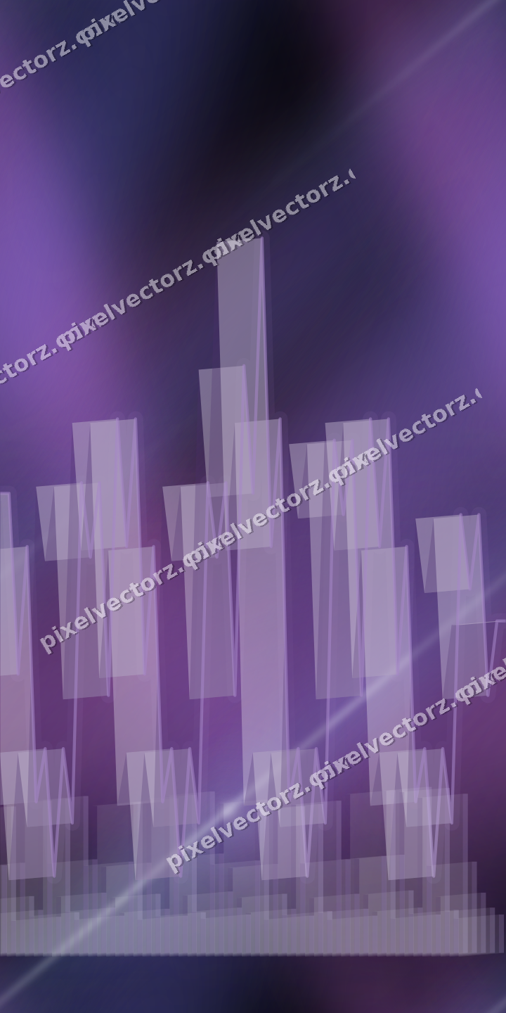 Nahtloser Neon Diagramm Hintergrund in Violett und Blau