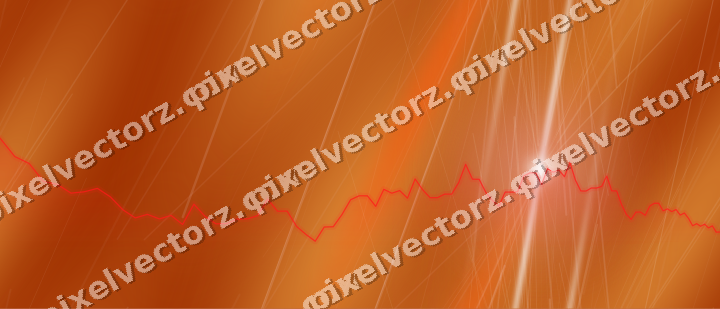 Nahtloser Neon Diagramm Hintergrund in Rot und Orange