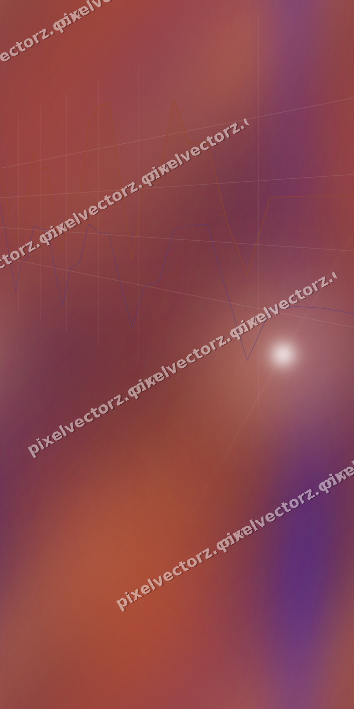 Nahtloser Neon Diagramm Hintergrund in Orange und Blau