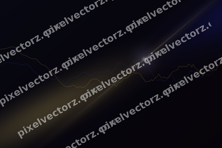 Leuchtender Neon Diagramm Hintergrund in Blau und Bernstein