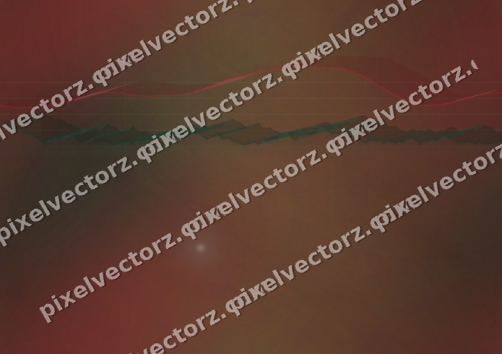 Nahtloser Neon Diagramm Hintergrund in Grün und Rot