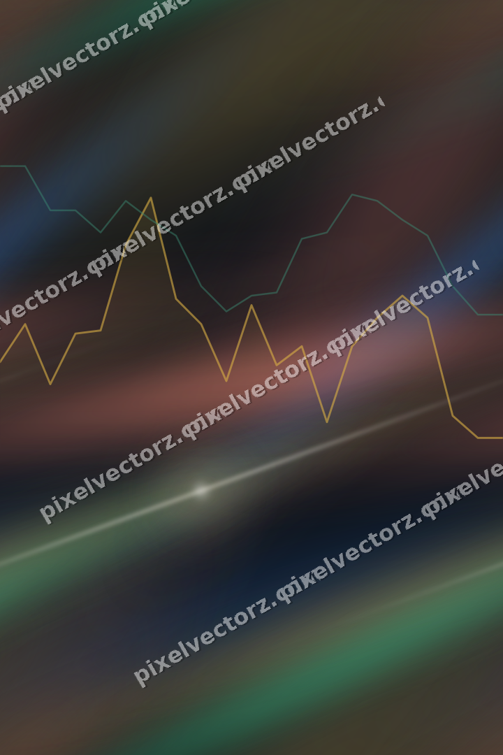 Nahtloser Neon Diagramm Hintergrund in Bernstein und Grün