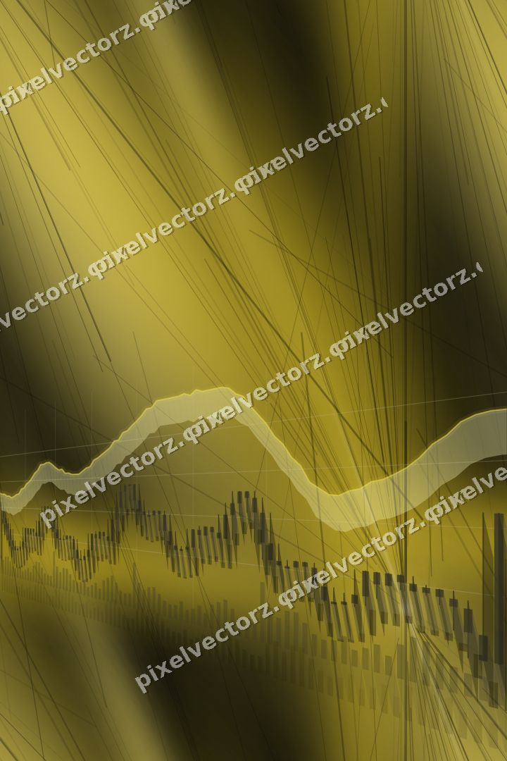 Nahtloser Neon Diagramm Hintergrund in Bernstein und Gelb