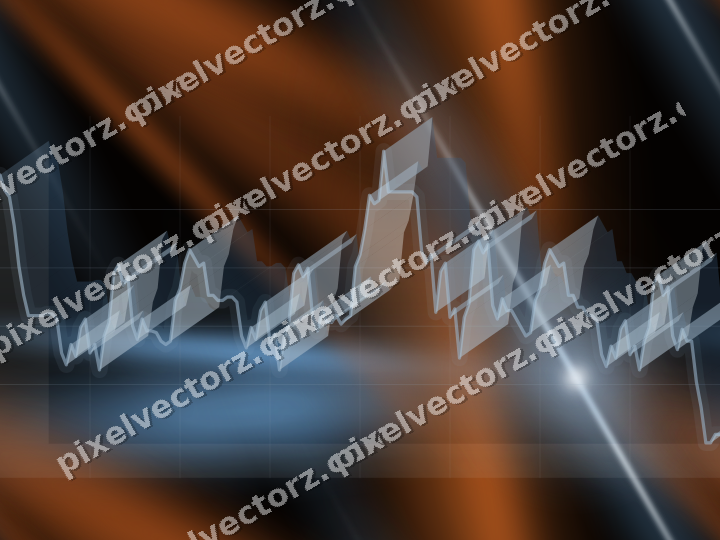 Nahtloser Neon Diagramm Hintergrund in Blau und Orange