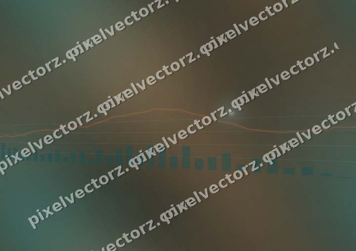 Nahtloser Neon Diagramm Hintergrund in Petrol und Orange