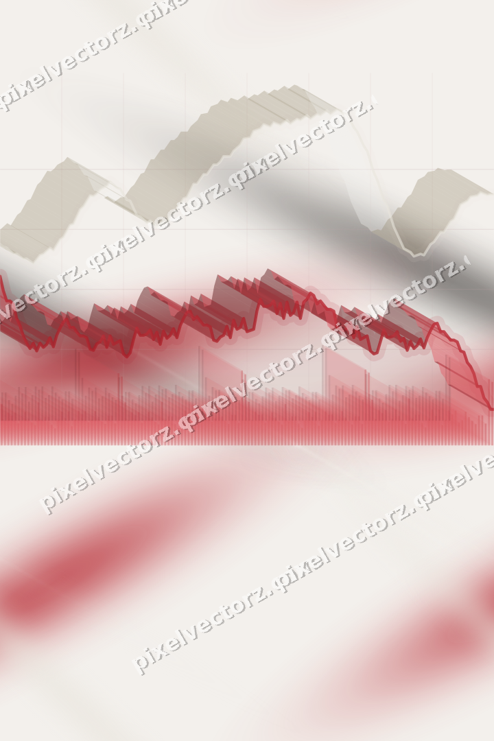 Nahtloser Pastell Diagramm Hintergrund in Rot und Blassbernstein