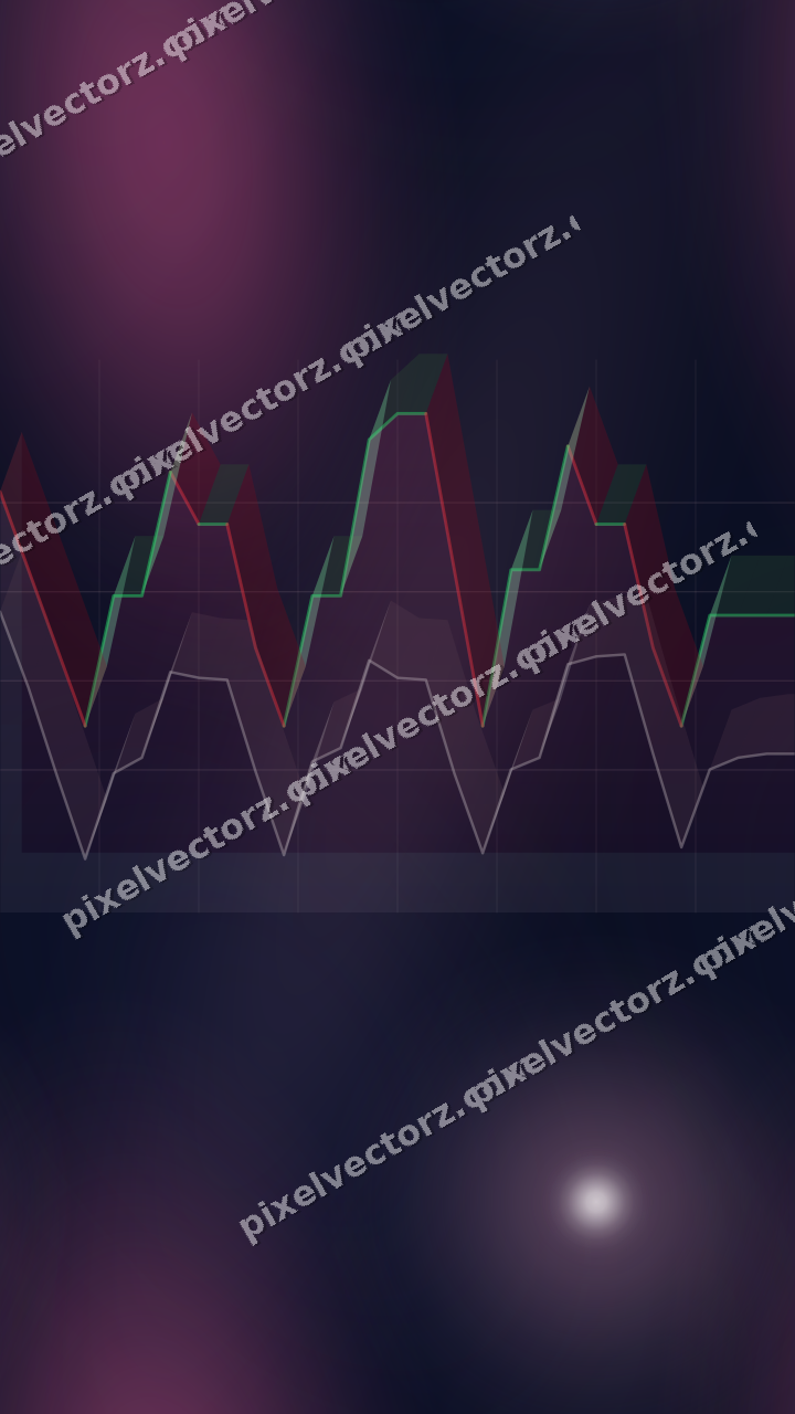 Nahtloser Neon Diagramm Hintergrund in Rosa und Blau
