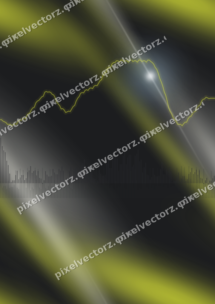 Nahtloser Neon Diagramm Hintergrund in Gelb und Grau
