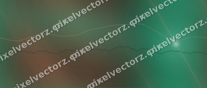 Nahtloser Neon Diagramm Hintergrund in Grün und Orange