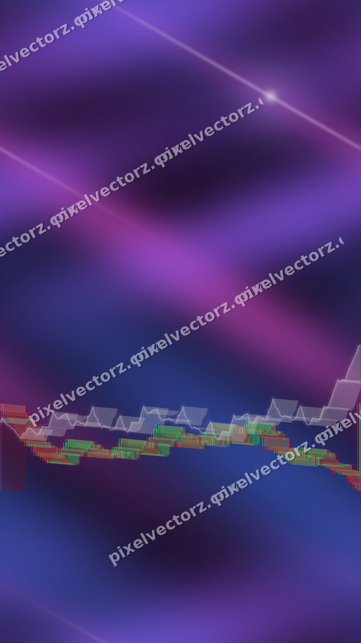 Nahtloser Neon Diagramm Hintergrund in Violett und Blau