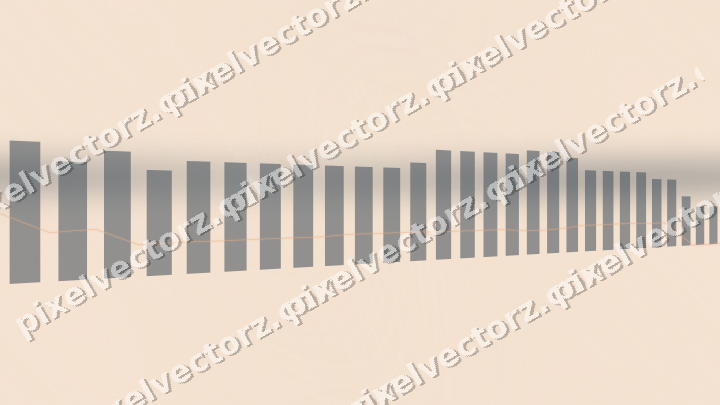 Nahtloser Pastell Diagramm Hintergrund in Blau und Orange