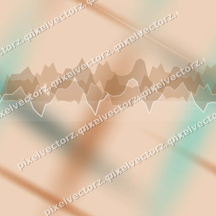 Nahtloser Pastell Diagramm Hintergrund in Orange und Petrol