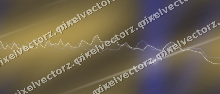Nahtloser Neon Diagramm Hintergrund in Blau und Bernstein
