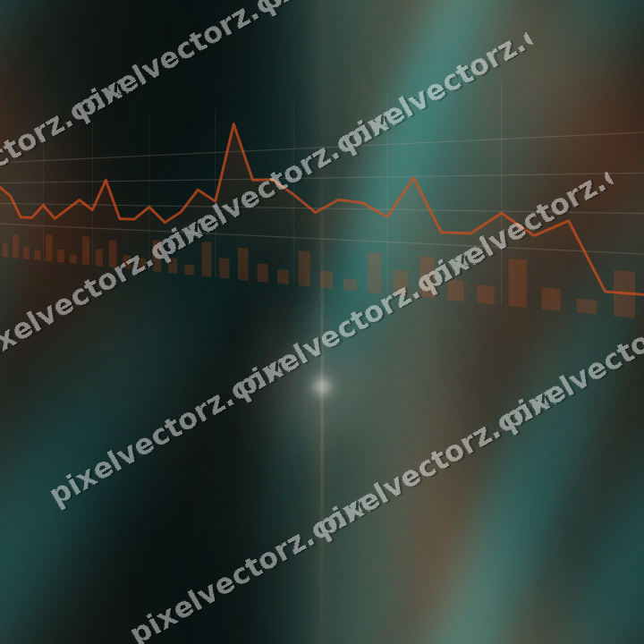 Nahtloser Neon Diagramm Hintergrund in Orange und Petrol