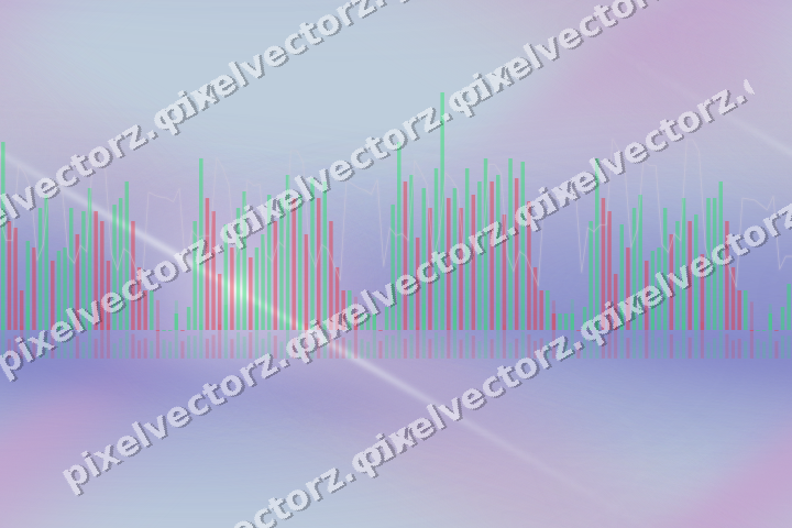 Nahtloser Pastell Diagramm Hintergrund in Violett und Blau
