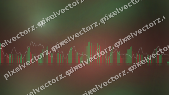 Nahtloser Neon Diagramm Hintergrund in Grün und Rot