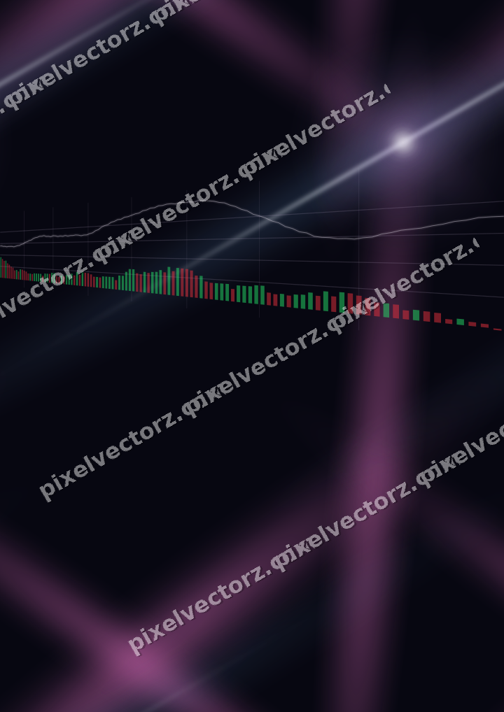 Nahtloser Neon Diagramm Hintergrund in Violett und Blau