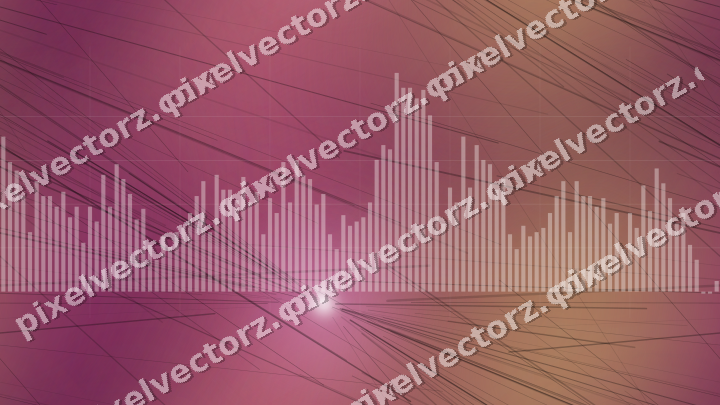 Nahtloser Neon Diagramm Hintergrund in Magenta und Bernstein