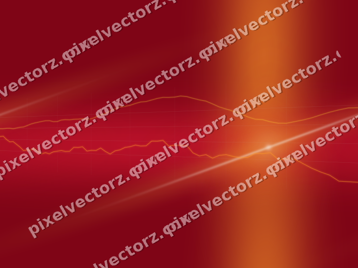 Nahtloser Neon Diagramm Hintergrund in Orange und Bernstein
