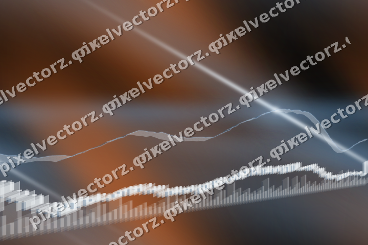 Nahtloser Neon Diagramm Hintergrund in Blau und Orange