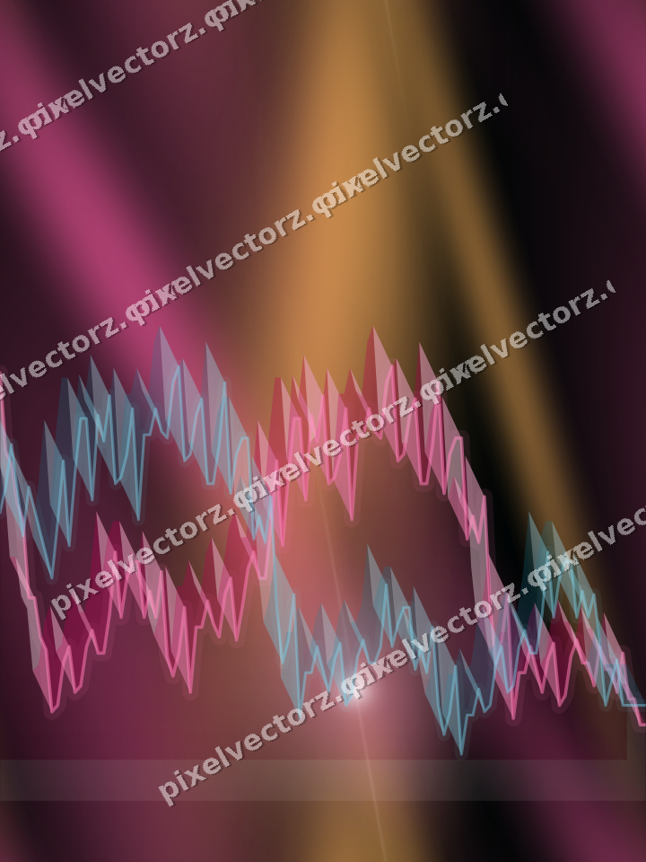 Nahtloser Neon Diagramm Hintergrund in Rosa und Türkis