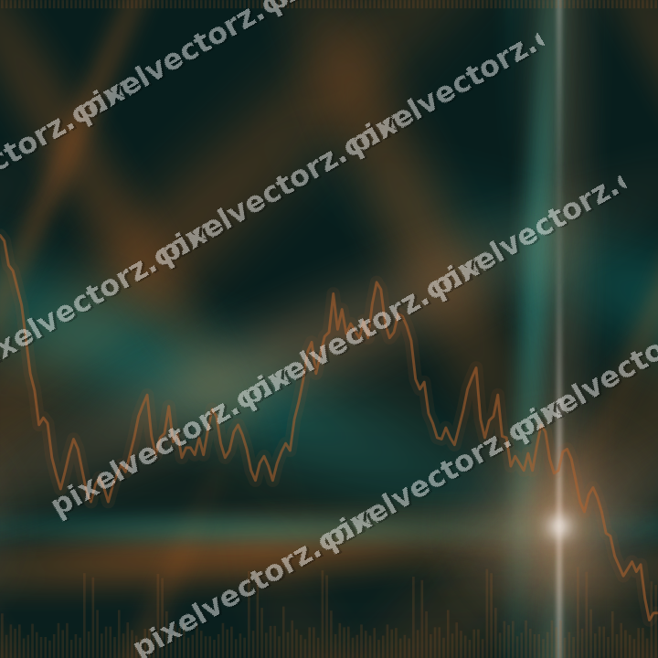 Nahtloser Neon Diagramm Hintergrund in Orange und Petrol