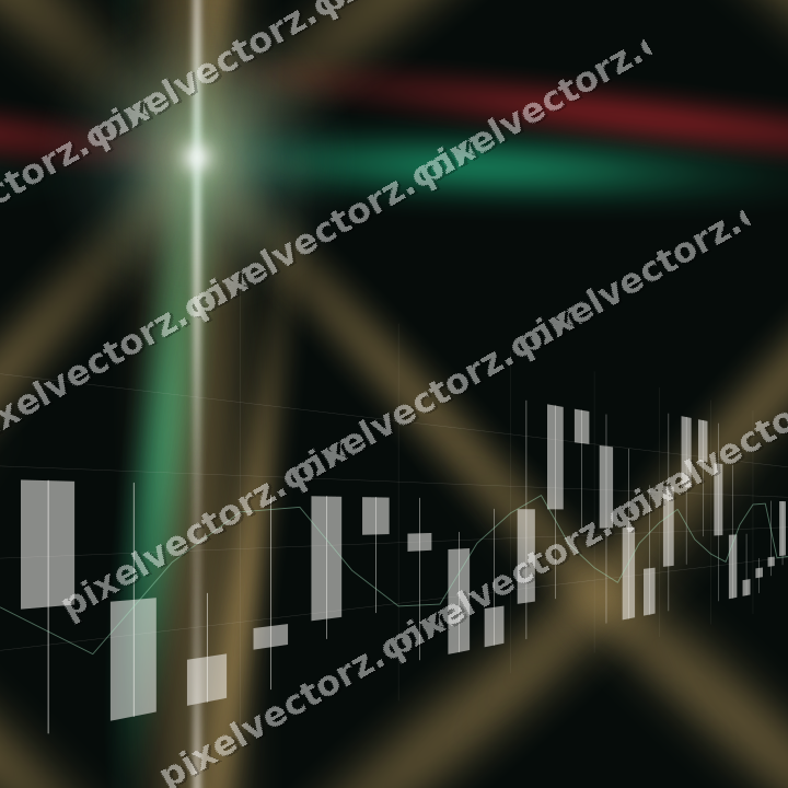 Nahtloser Neon Diagramm Hintergrund in Grün und Rot
