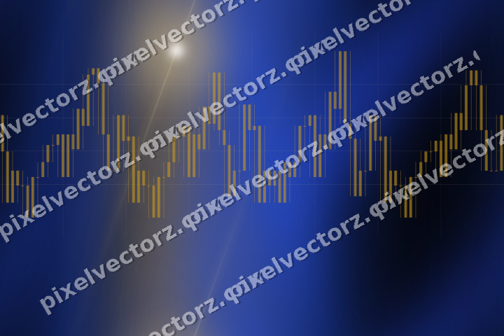 Nahtloser Neon Diagramm Hintergrund in Bernstein und Blau