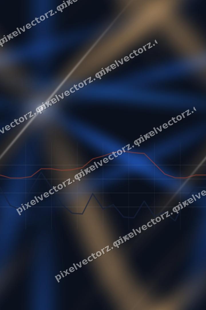 Nahtloser Neon Diagramm Hintergrund in Blau und Rot