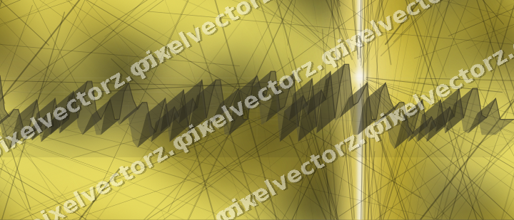 Nahtloser Neon Diagramm Hintergrund in Bernstein und Gelb