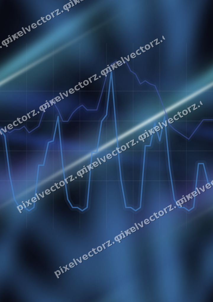 Nahtloser Neon Diagramm Hintergrund in Blau und Türkis