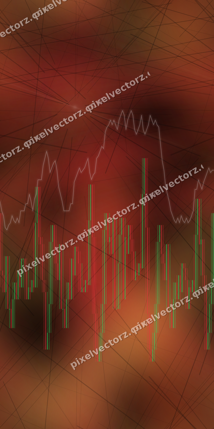 Nahtloser Neon Diagramm Hintergrund in Rot und Orange