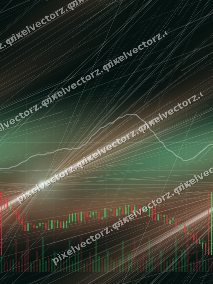 Nahtloser Neon Diagramm Hintergrund in Grün und Orange