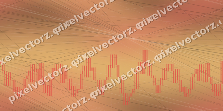 Nahtloser Neon Diagramm Hintergrund in Rot und Orange