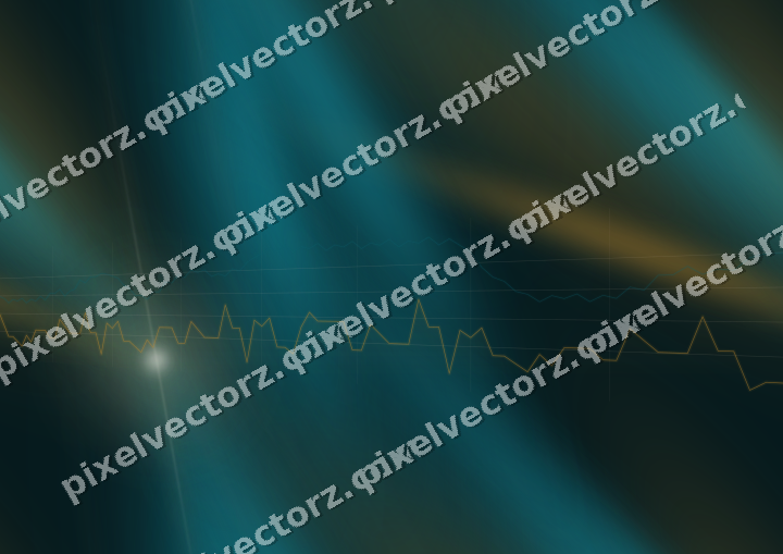 Nahtloser Neon Diagramm Hintergrund in Bernstein und Petrol