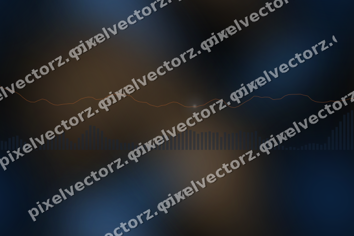 Nahtloser Neon Diagramm Hintergrund in Blau und Orange