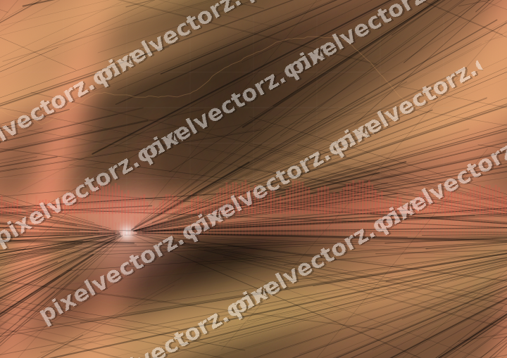 Nahtloser Neon Diagramm Hintergrund in Rot und Orange