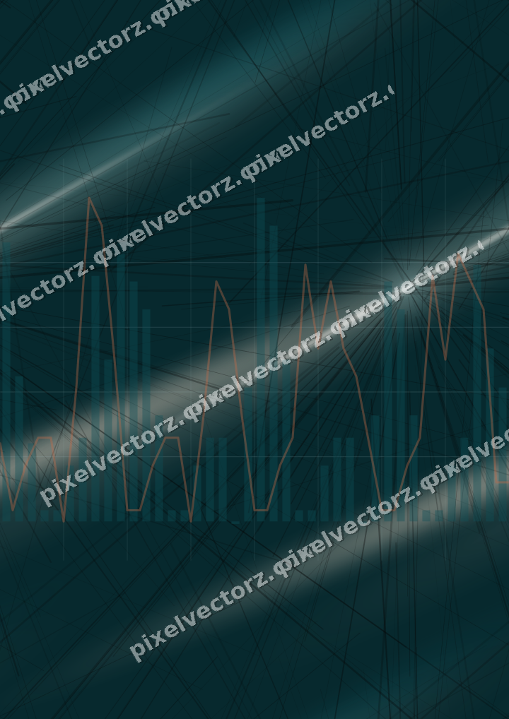 Nahtloser Neon Diagramm Hintergrund in Dunkelpetrol und Orange