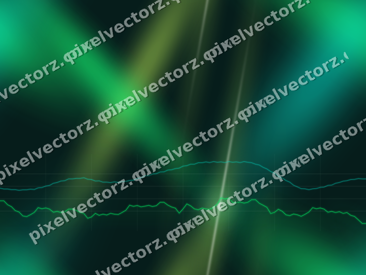 Nahtloser Neon Diagramm Hintergrund in Grün und Limette