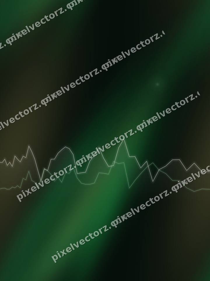 Nahtloser Neon Diagramm Hintergrund in Grün und Bernstein