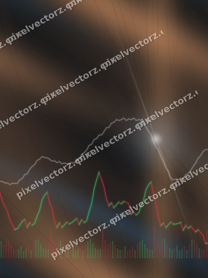 Nahtloser Neon Diagramm Hintergrund in Blau und Orange