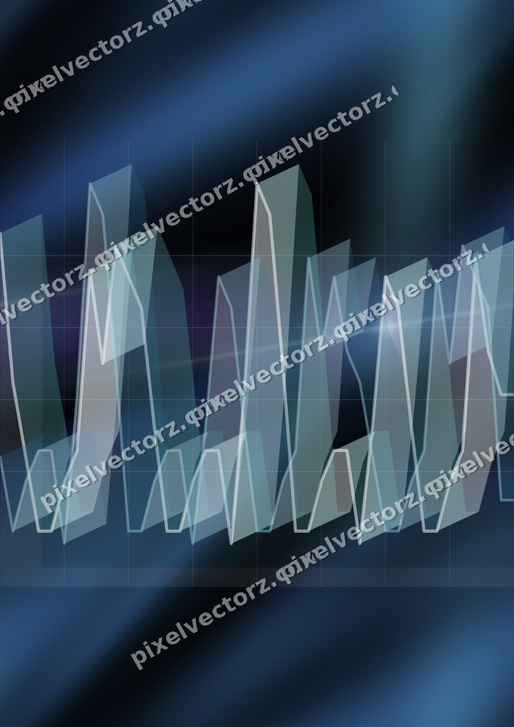 Nahtloser Neon Diagramm Hintergrund in Blau und Türkis