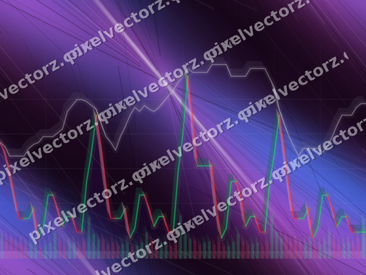 Nahtloser Neon Diagramm Hintergrund in Violett und Blau